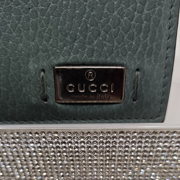 AUTHENTIC GUCCI pebbled leather bifold wallet - Picture 2 of 6